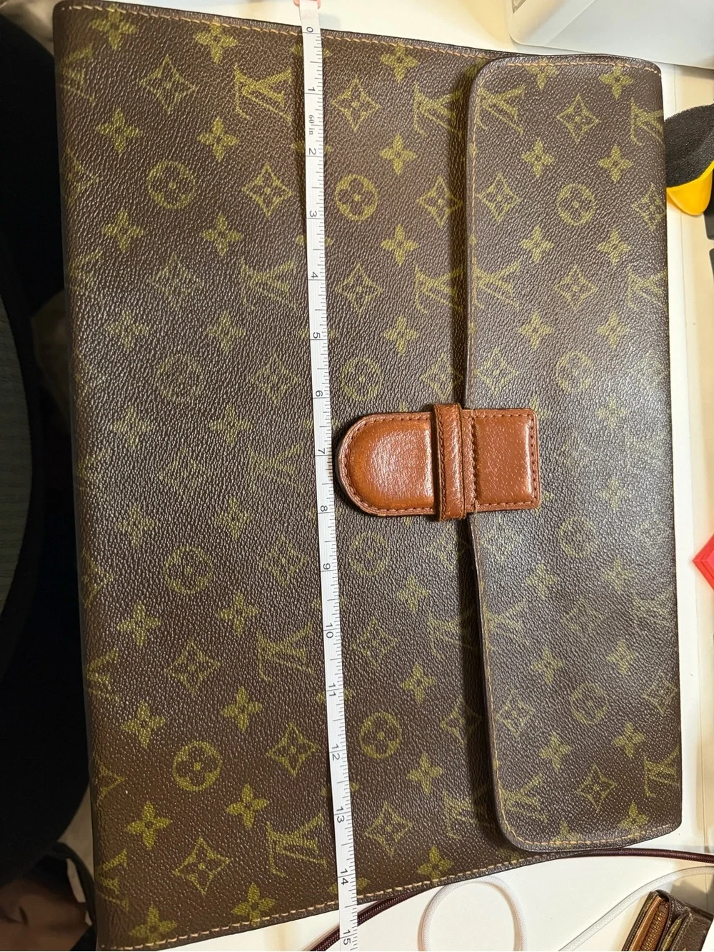 Louis Vuitton Monogram Poche Ministre portfolio- Vintage Document Holder